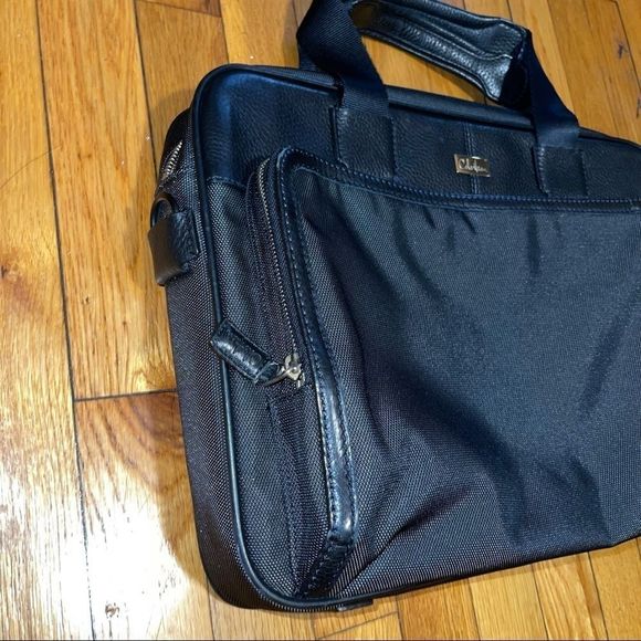 Cole Haan Canvas and Leather Laptop Bag - Picture 2 of 8